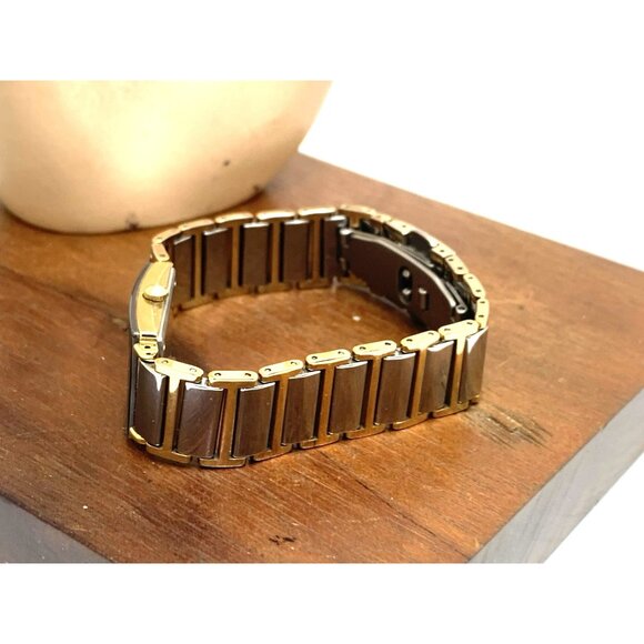 Rado Womens Watch 153.0383.3 Diastar Swiss Quartz Silver Dial Two Tone Tank 18mm - Picture 8 of 13